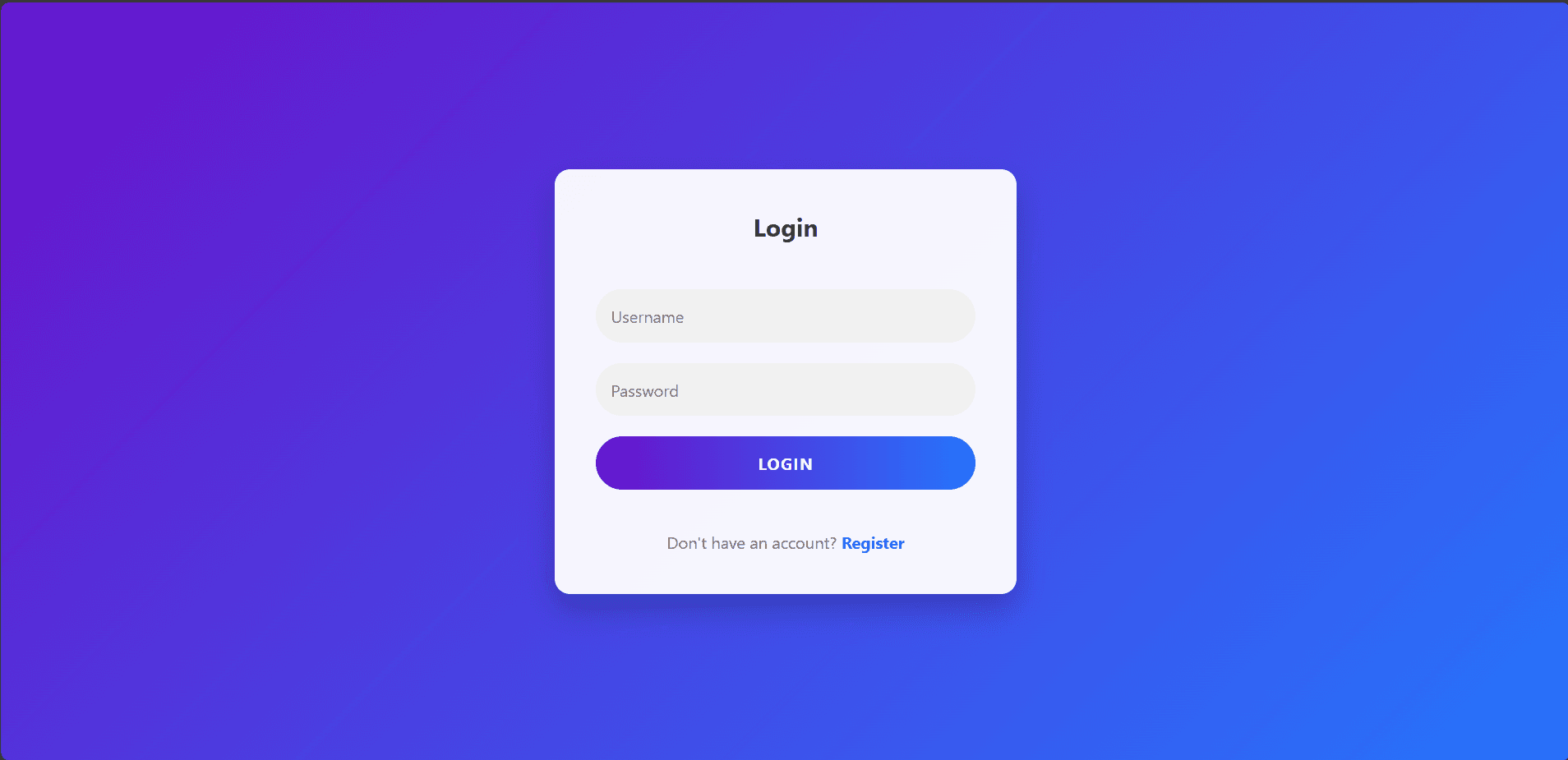Screenshot of Secure User Authentication System